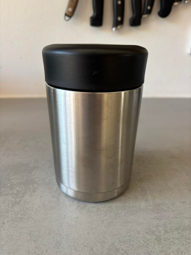 IKEA Thermosbeker - Roestvrij staal, 500ml, Overige typen, IKEA, Zilver, Ophalen of Verzenden