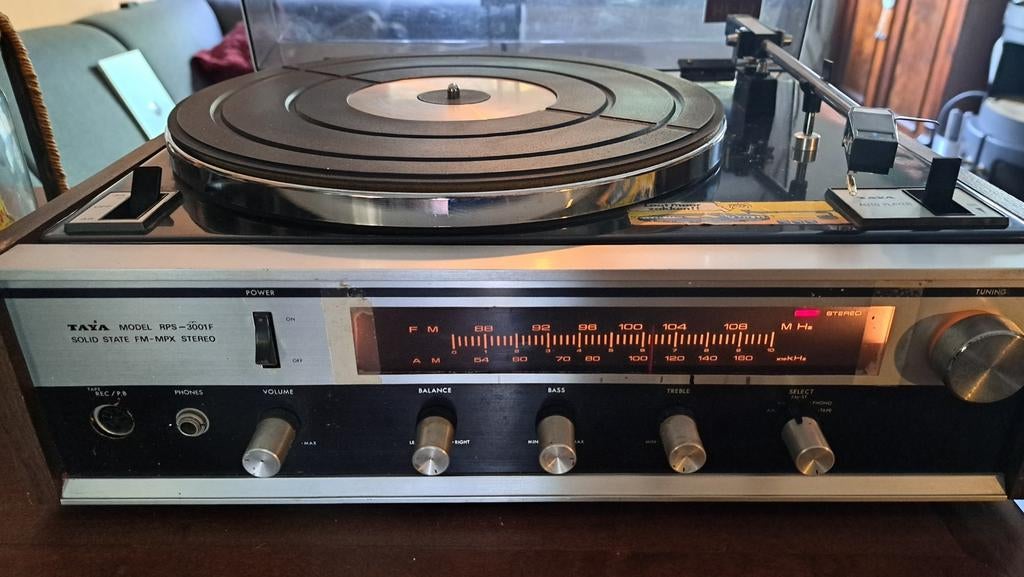 Vintage platenspeler radio versterker, Ophalen of Verzenden, Overige merken