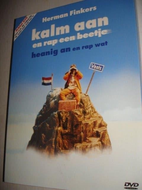 Herman Finkers- Kalm aan en rap een beetje- 2-DVD- (NIEUW), Stand-up of Theatershow, Verzenden, Alle leeftijden, Digipak
