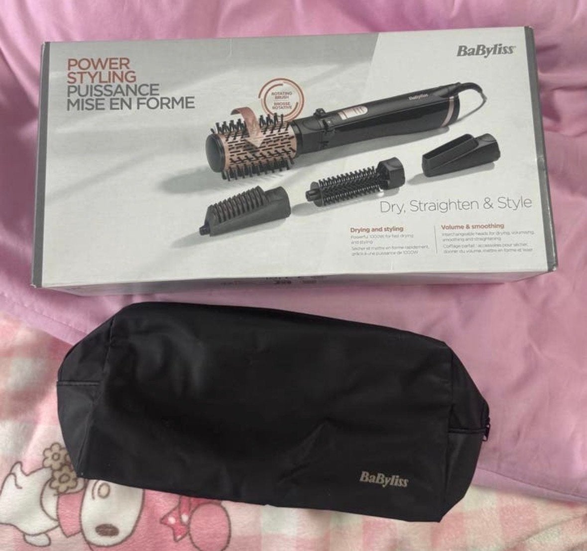 BaByliss Rotating Föhn Borstel Complete Set, Witgoed en Apparatuur, Ophalen of Verzenden, Nieuw, Haarverzorging