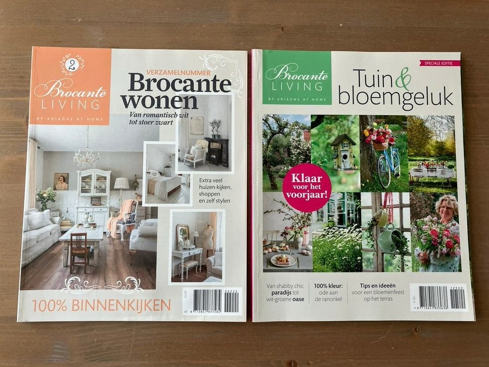 Woonmagazines Brocante Living, by Ariadne at home, Ophalen of Verzenden, Zo goed als nieuw, Overige typen