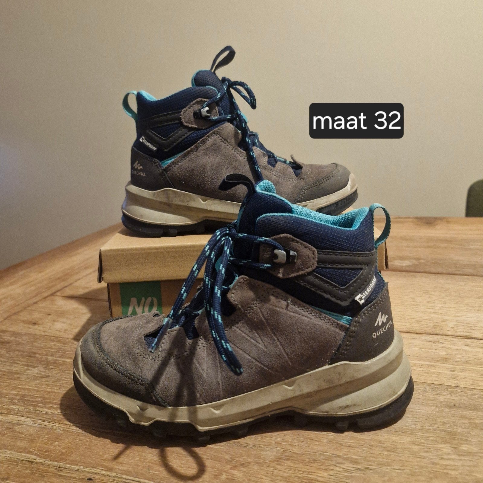 Quechua wandelschoenen maat 32, Ophalen of Verzenden, Gebruikt, Schoenen