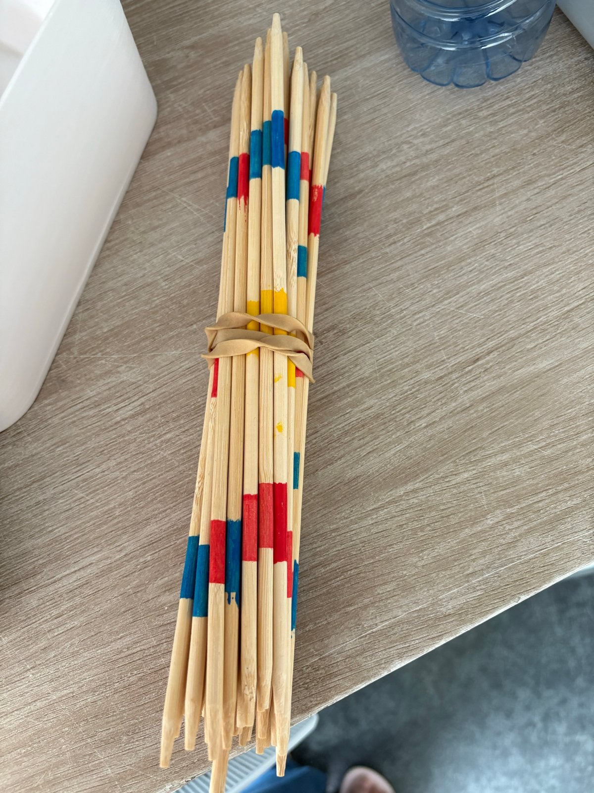 Mikado spel - Grote en kleine variant, Ophalen of Verzenden, Gebruikt