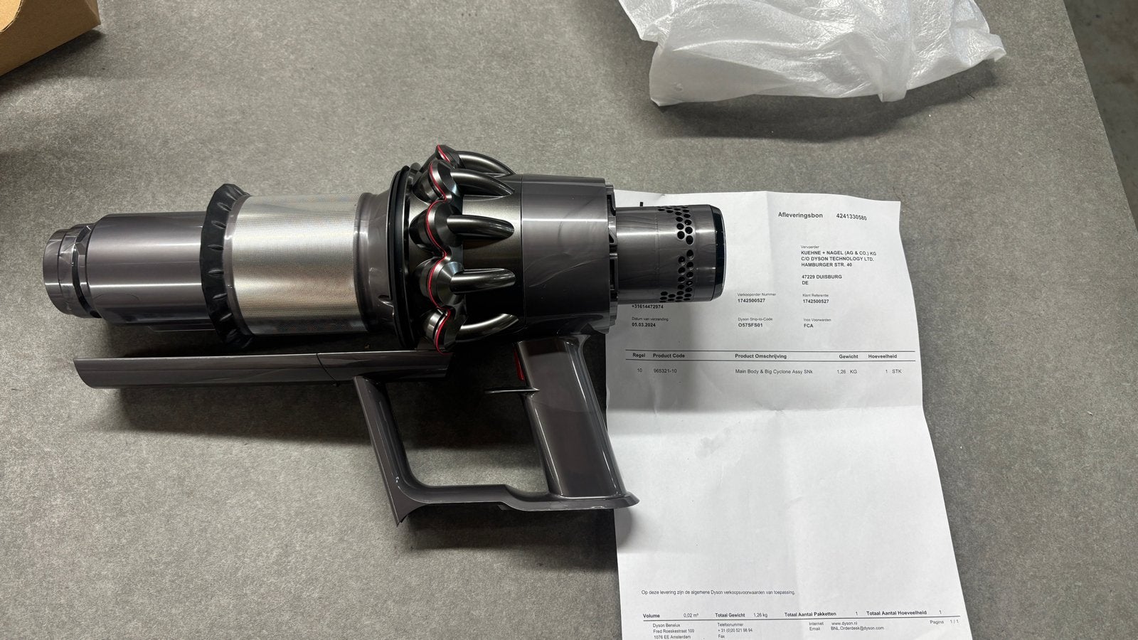 Nieuw onderdeel Dyson Main Body & Big Cyclone Assy