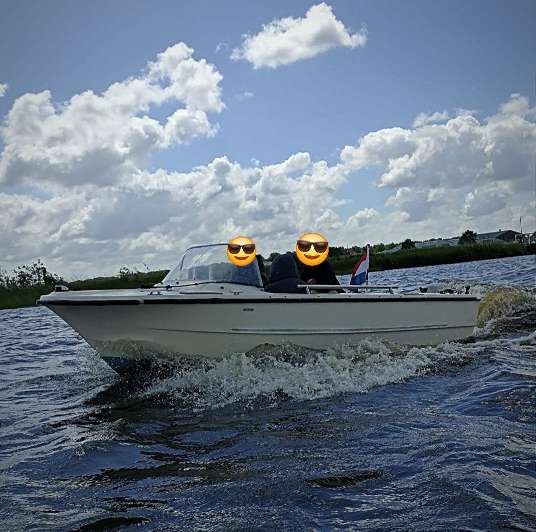 Almarine 430 met Honda 10 pk buitenboordmotor, Watersport en Boten, Speedboten, Ophalen, Overige merken, Gebruikt, 10 pk