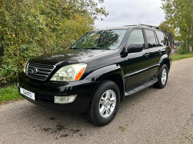 Lexus GX470 ( Toyota Land Cruiser 120 Series ) V8 Benzine 7-, Gebruikt, Zwart, Leder, Grijs