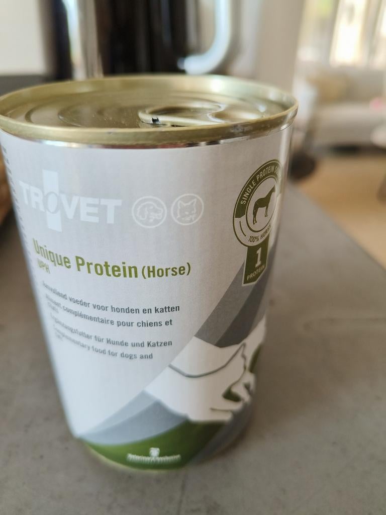 Trovet Horse UPH 9 blikjes ( 400 gram !), Dieren en Toebehoren, Ophalen of Verzenden, Kat