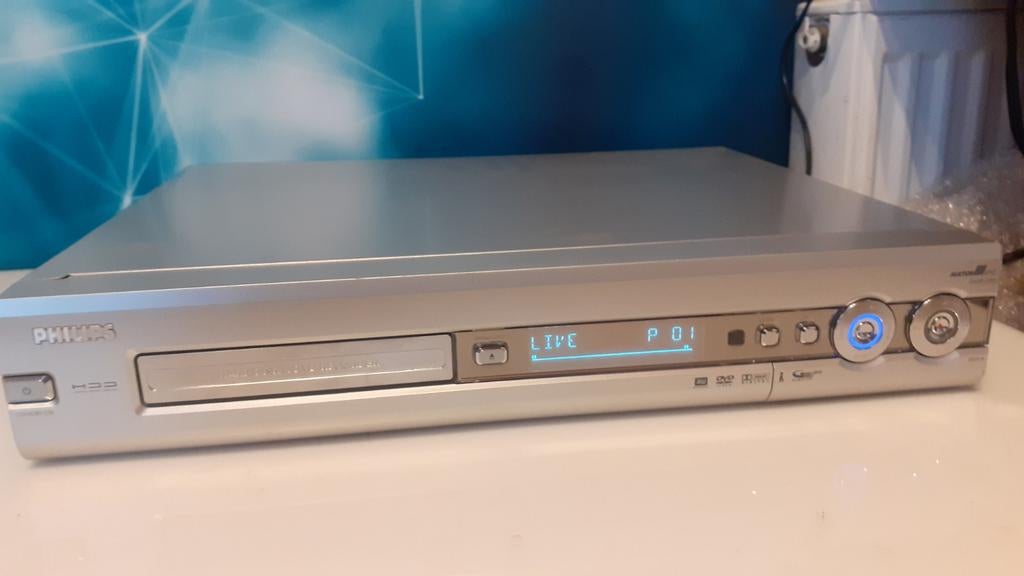 Philips DVDR 725H dvd speler/recorder, Ophalen of Verzenden, Gebruikt, Harddiskrecorder