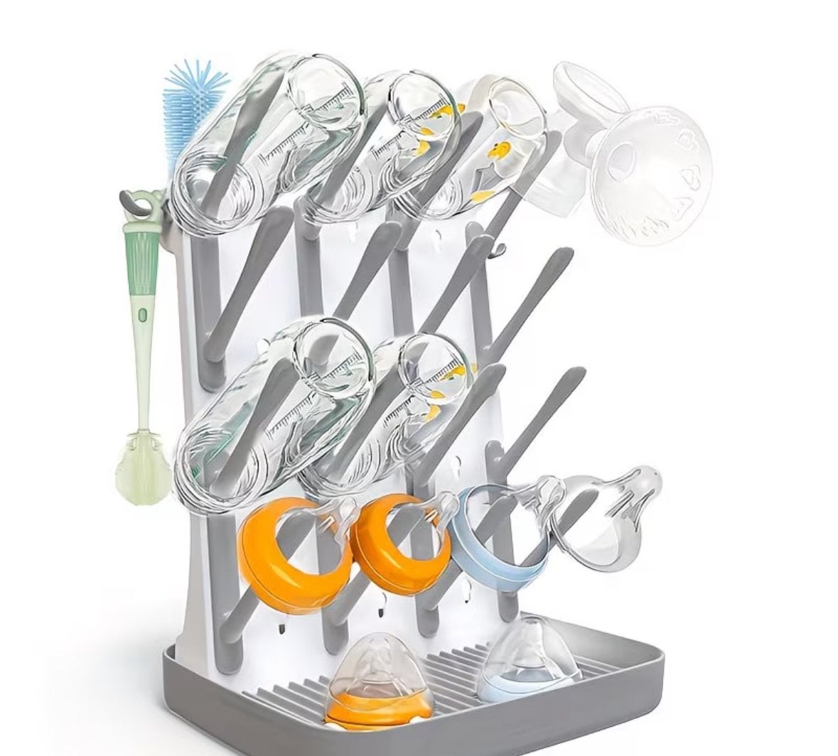 Flessenrek voor babyflessen en accessoires - Compact en Droo, Ophalen of Verzenden, Nieuw