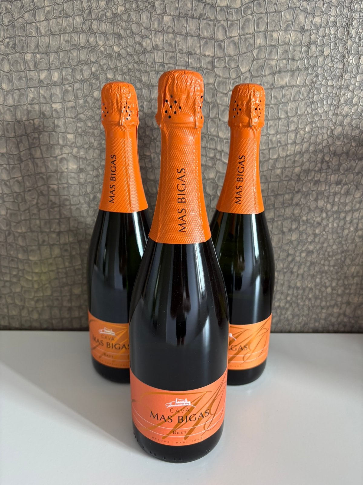 Cava Mas Bigas Brut - 75 cl - Set van 3 Flessen, Ophalen, Spanje, Overige typen, Nieuw