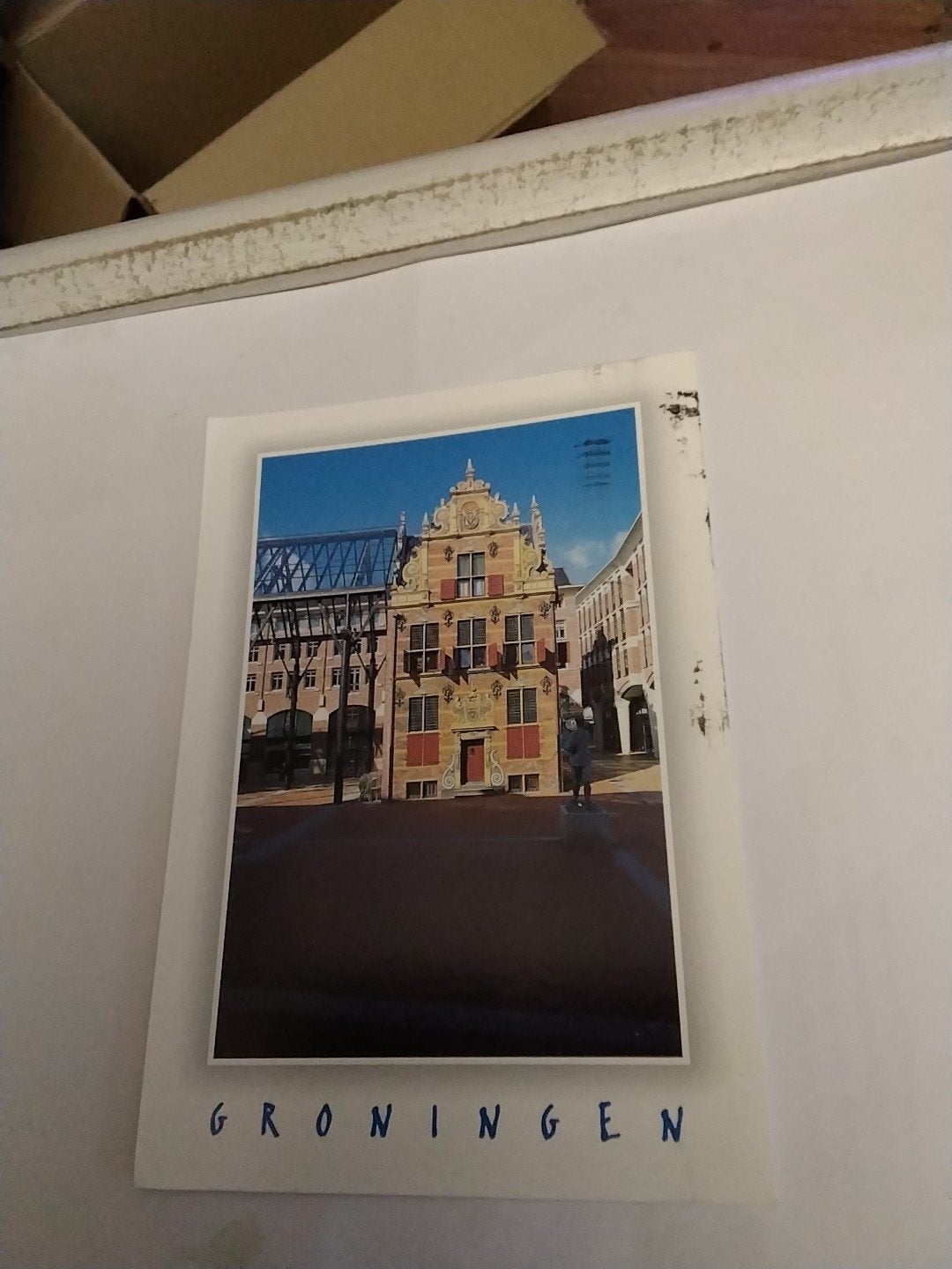 Oude ansichtkaart Groningen - Het Goudkantoor, Ophalen of Verzenden, 1960 tot 1980, Gelopen, Groningen
