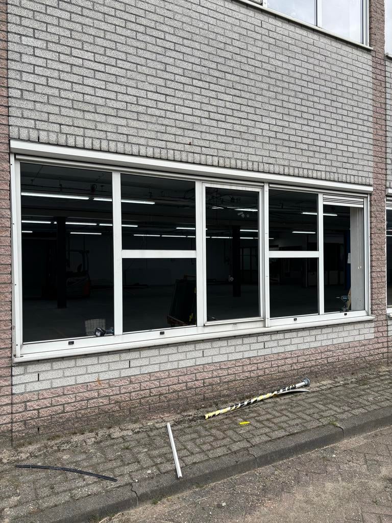 Kozijn met screen 175x445, Ophalen, Gevelraam of Ruit, Gebruikt, 80 tot 120 cm