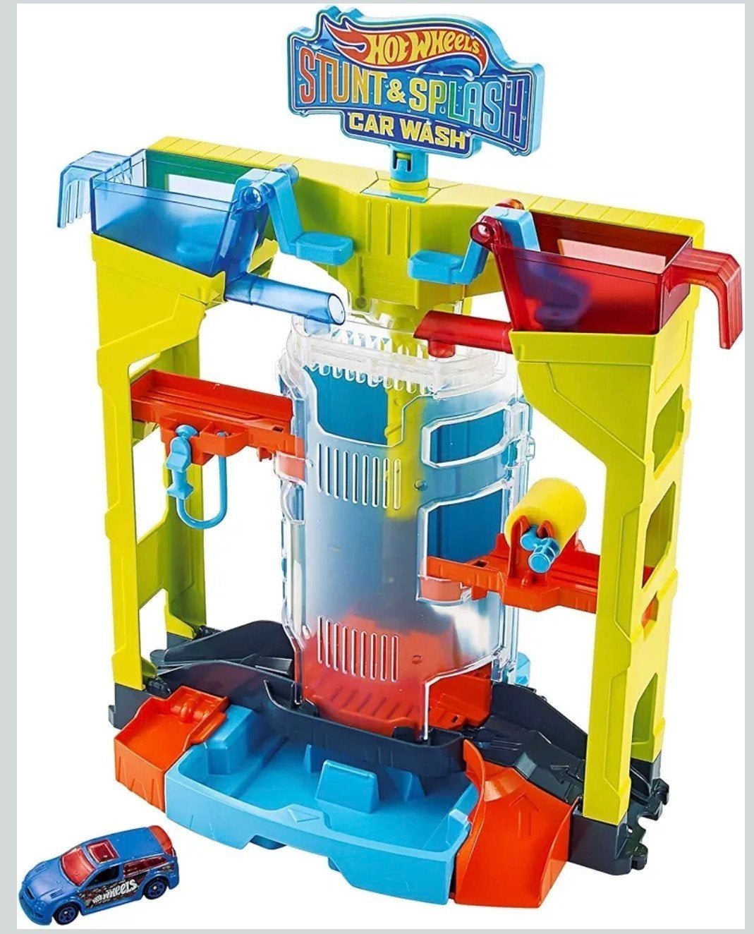 Hot Wheels Stunt & Splash Car Wash - Autowasstraat, Ophalen of Verzenden, Gebruikt