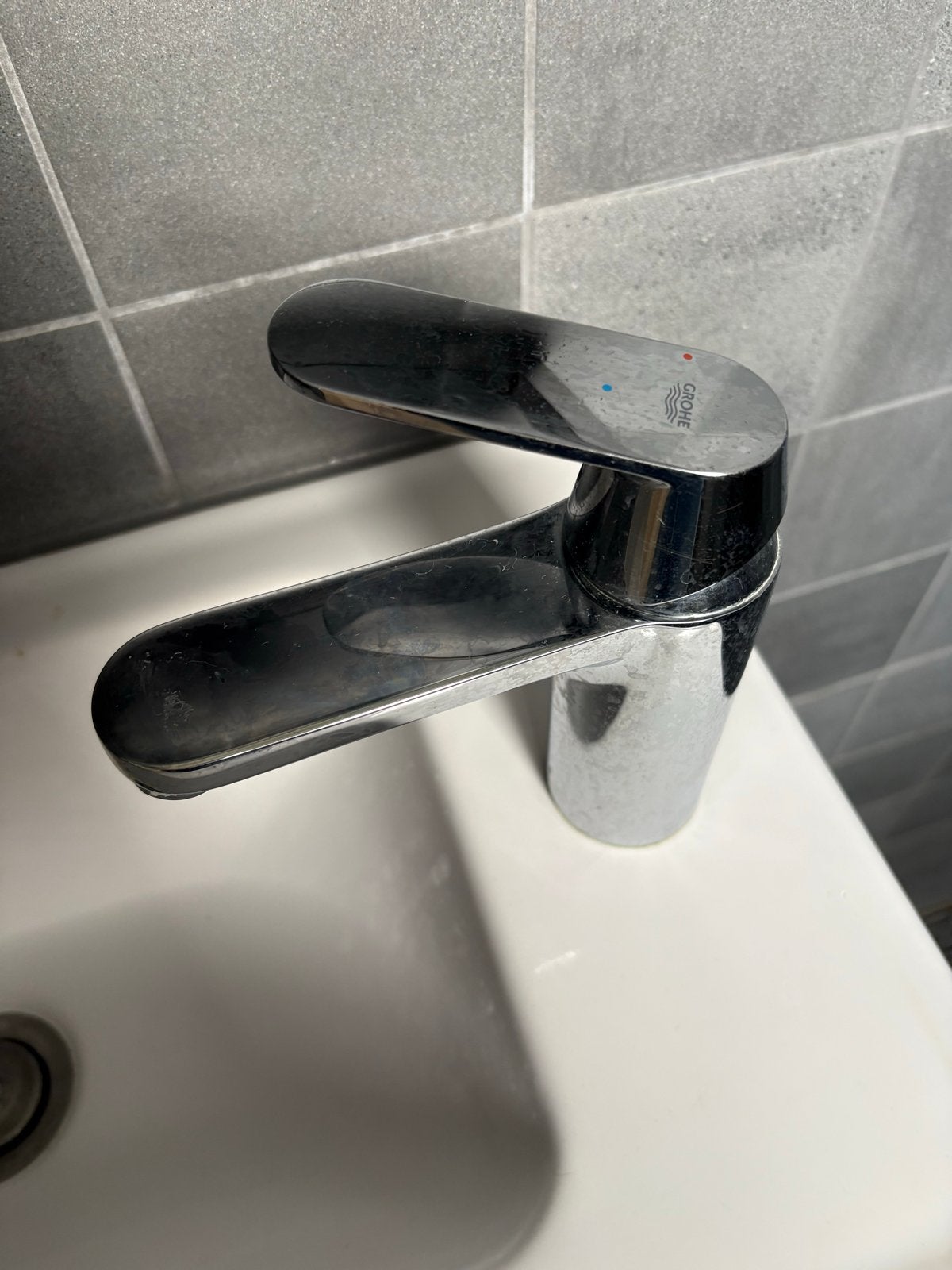 Hansgrohe Wastafelkraan - Chroom, Doe-het-zelf en Verbouw, Sanitair, Ophalen of Verzenden, Gebruikt, Chroom, Kraan