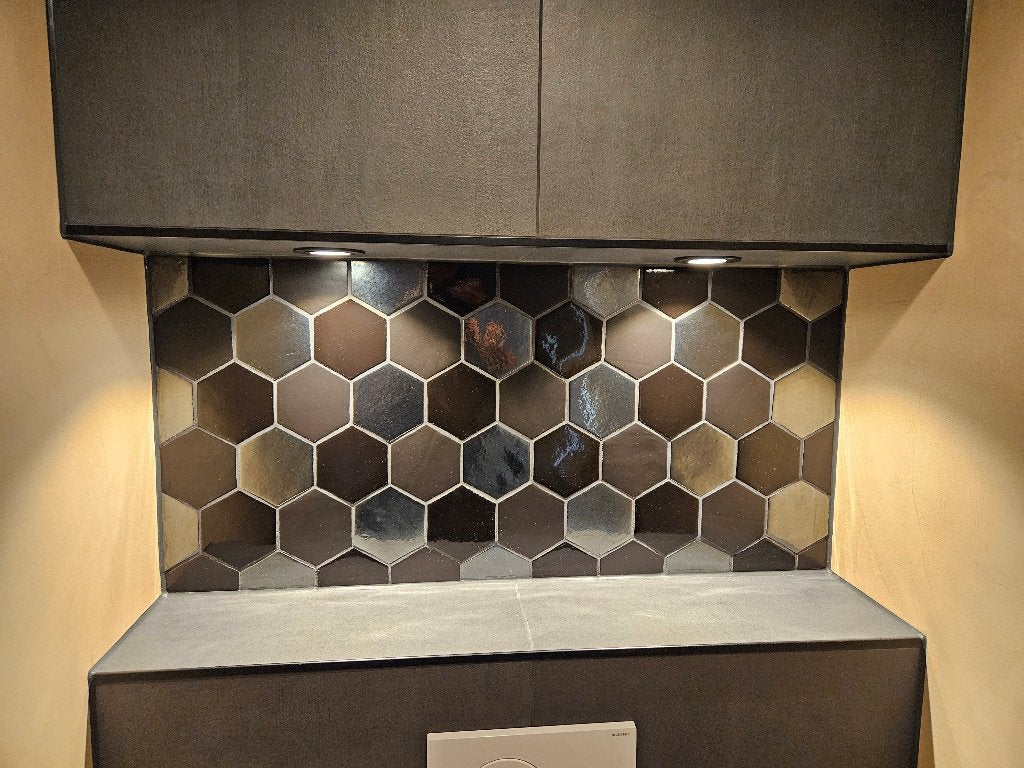 Nieuwe Hexagon tegeltjes van Alcoceram Manual Exagono, Ophalen