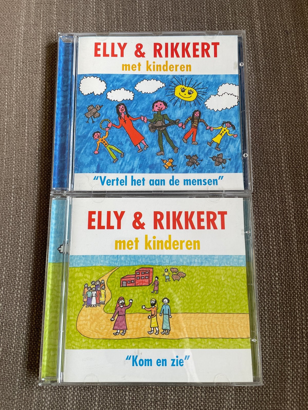 Elly & Rikkert met kinderen - 2 cd’s Vertel het aan de mens, Cd's en Dvd's, Cd's | Kinderen en Jeugd, Ophalen of Verzenden, Zo goed als nieuw