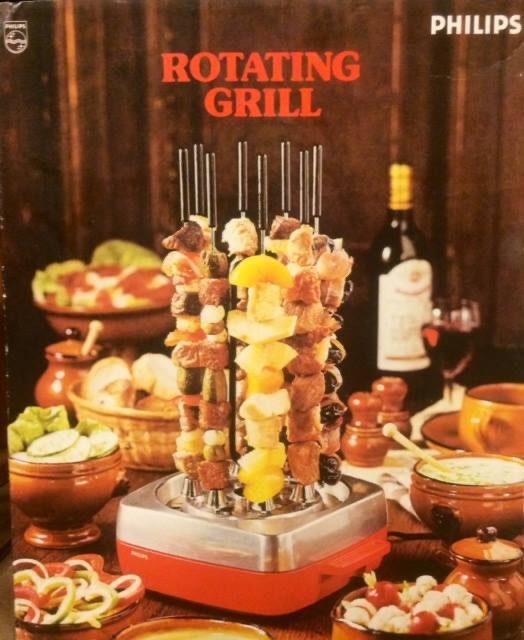 Philips HD 4151 Vintage rotating grill nieuw in de doos, Ophalen of Verzenden, Nieuw, 4 t/m 7 personen