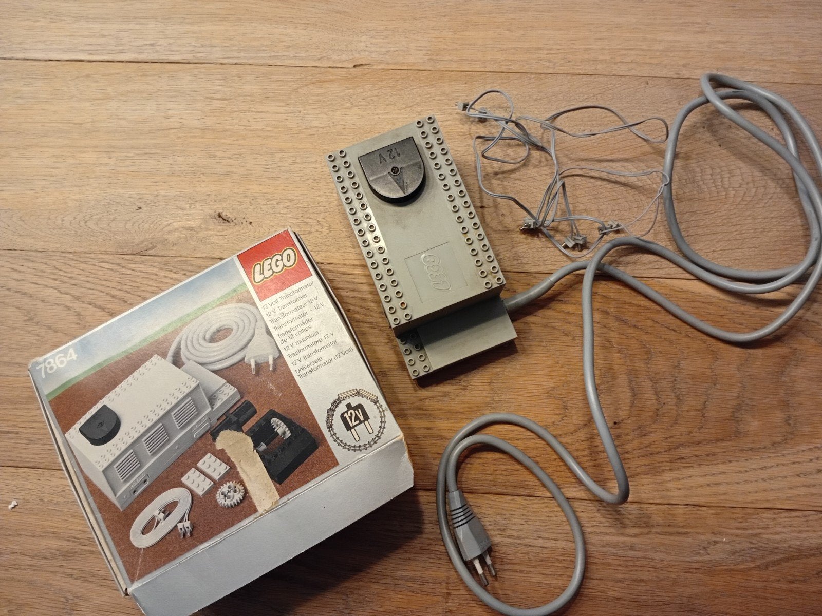 Lego 7864 12V Transformator met doos, Gebruikt, Overige thema's, Lego, Accessoire
