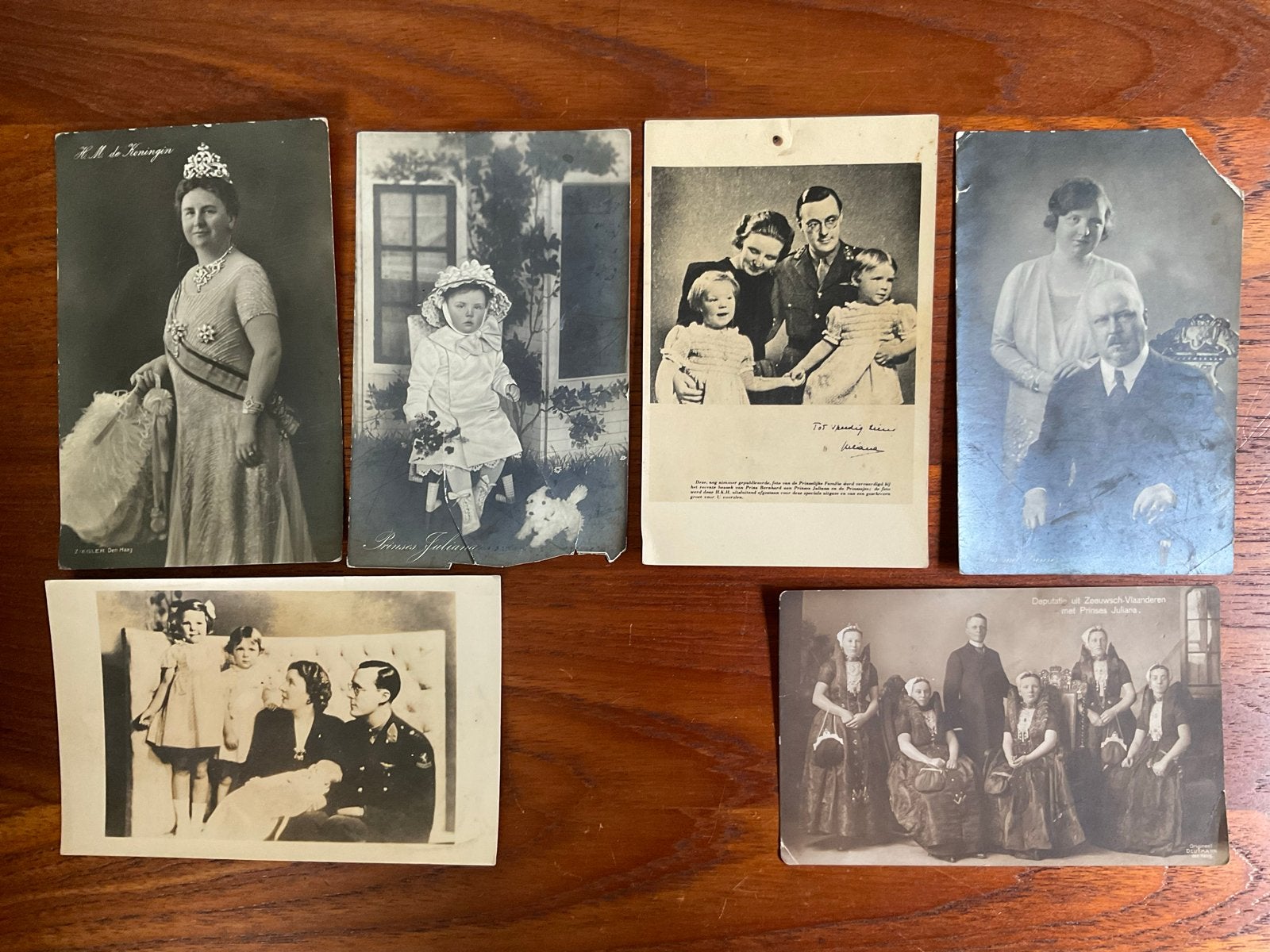 10  kaarten van het Koninklijk Huis, Verzamelen, Koninklijk Huis en Royalty, Ophalen of Verzenden, Gebruikt, Nederland, Kaart, Foto of Prent
