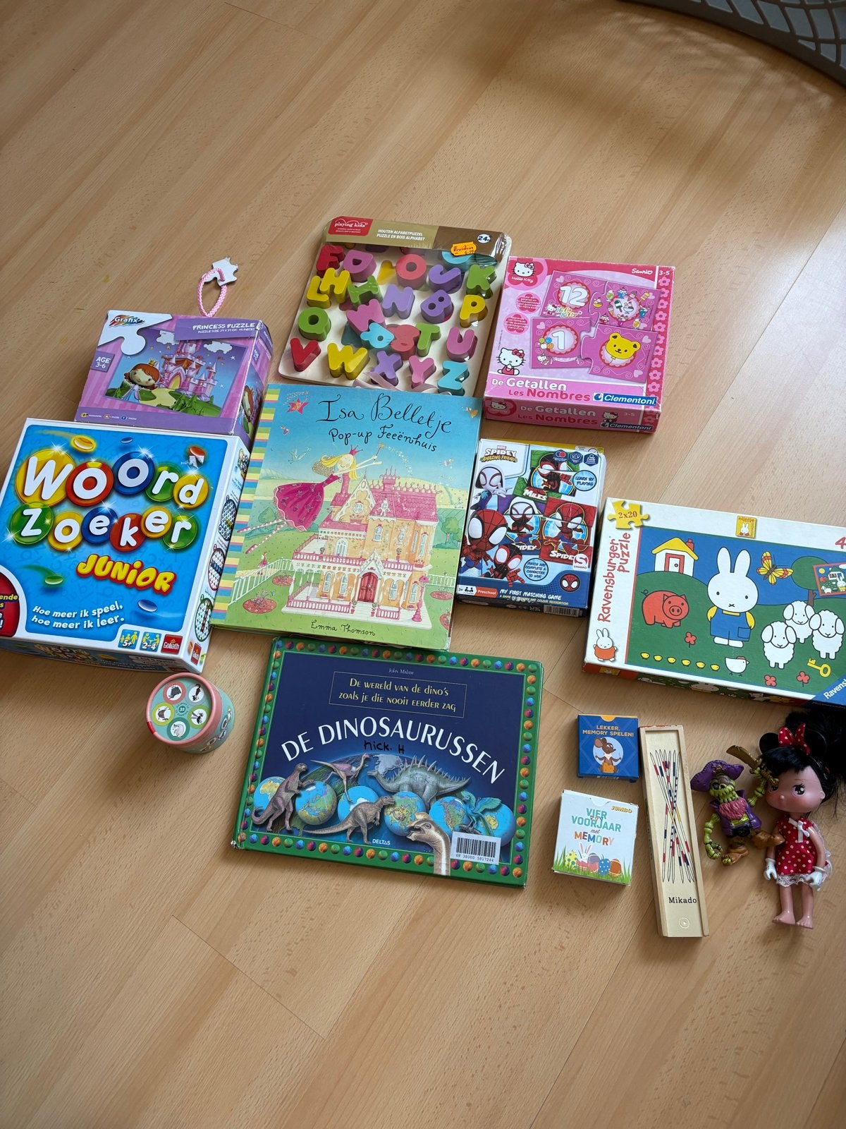 Grote set speelgoed: puzzels, boeken, spelletjes en meer, Kinderen en Baby's, Ophalen of Verzenden, Gebruikt, Jongen of Meisje