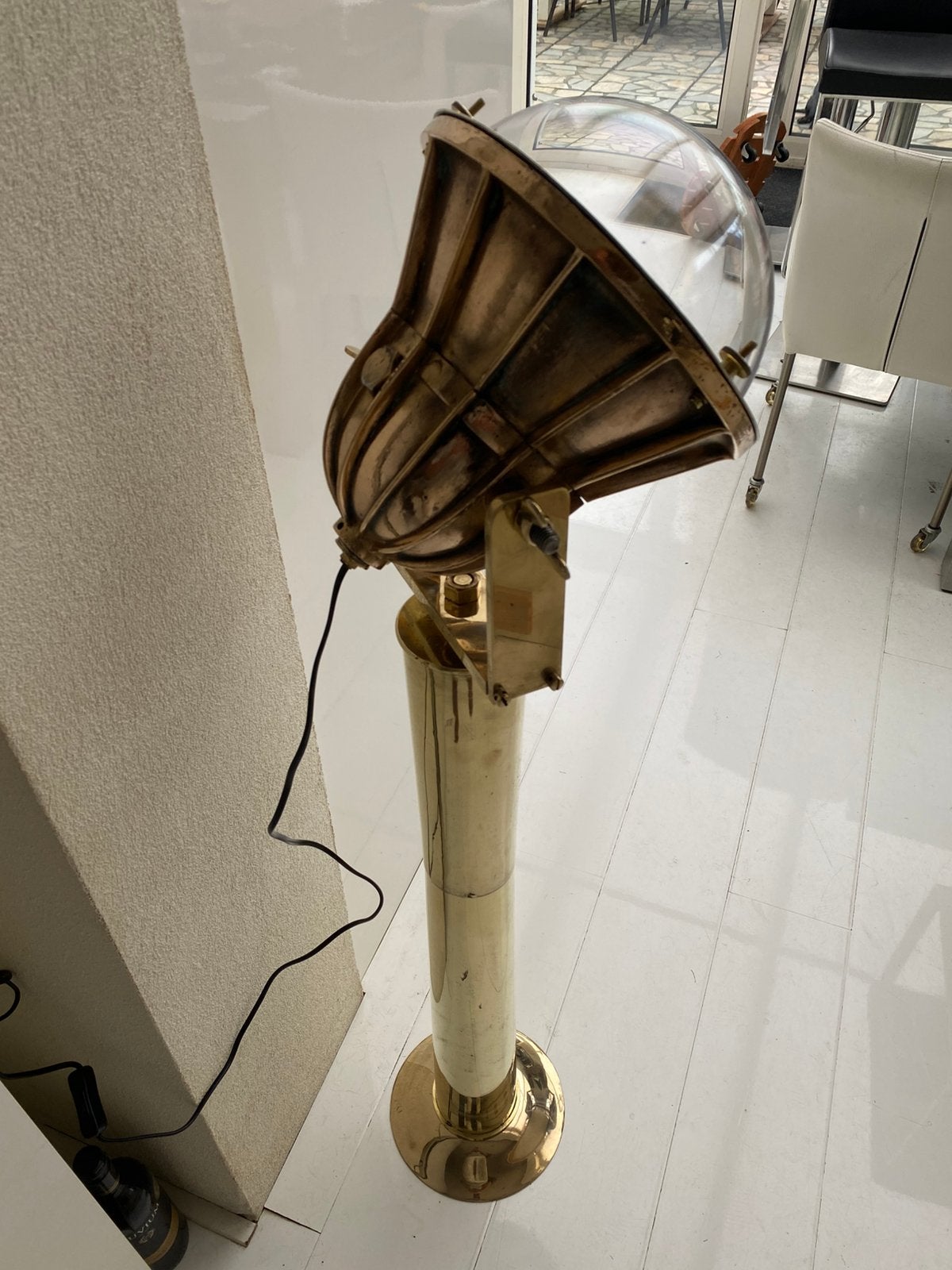 Scheepslamp , schijnwerper, deklamp…, Verzamelen, Ophalen, Gebruikt, Motorboot of Zeilboot