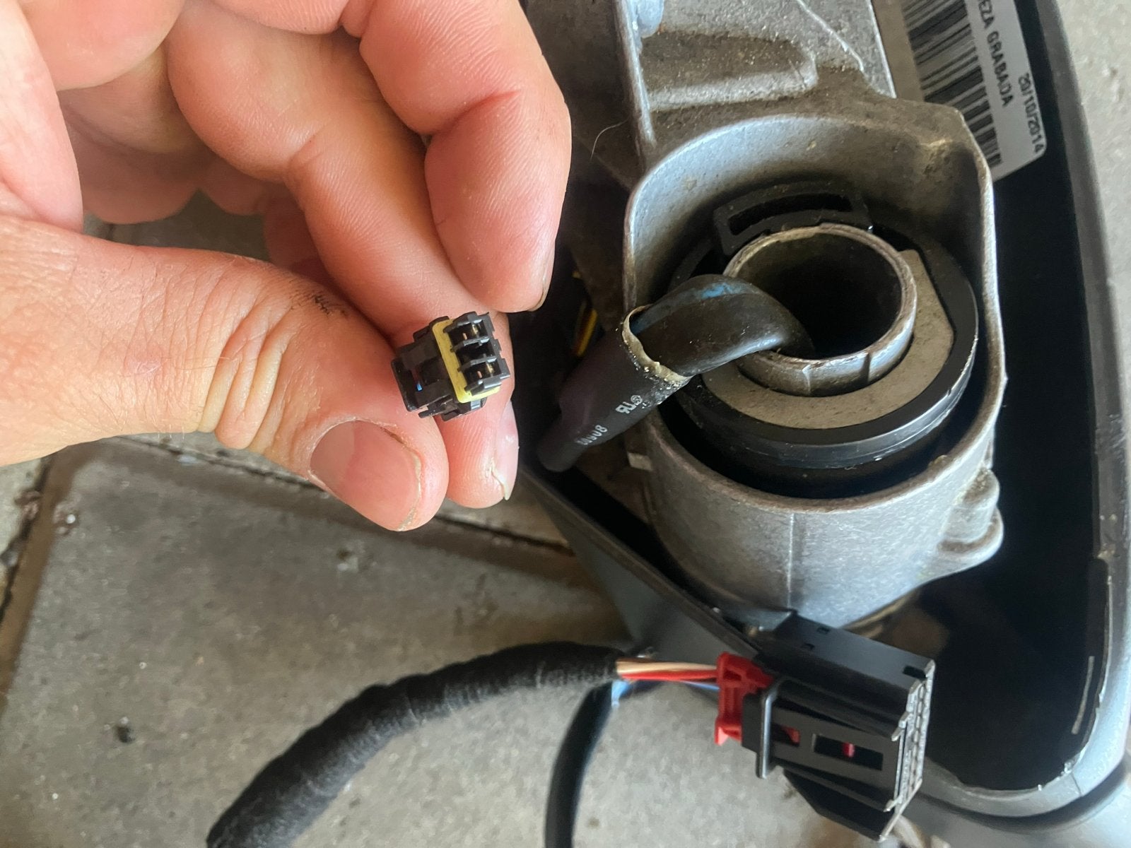 Buitenspiegel golf 7, Ophalen, Gebruikt, Volkswagen
