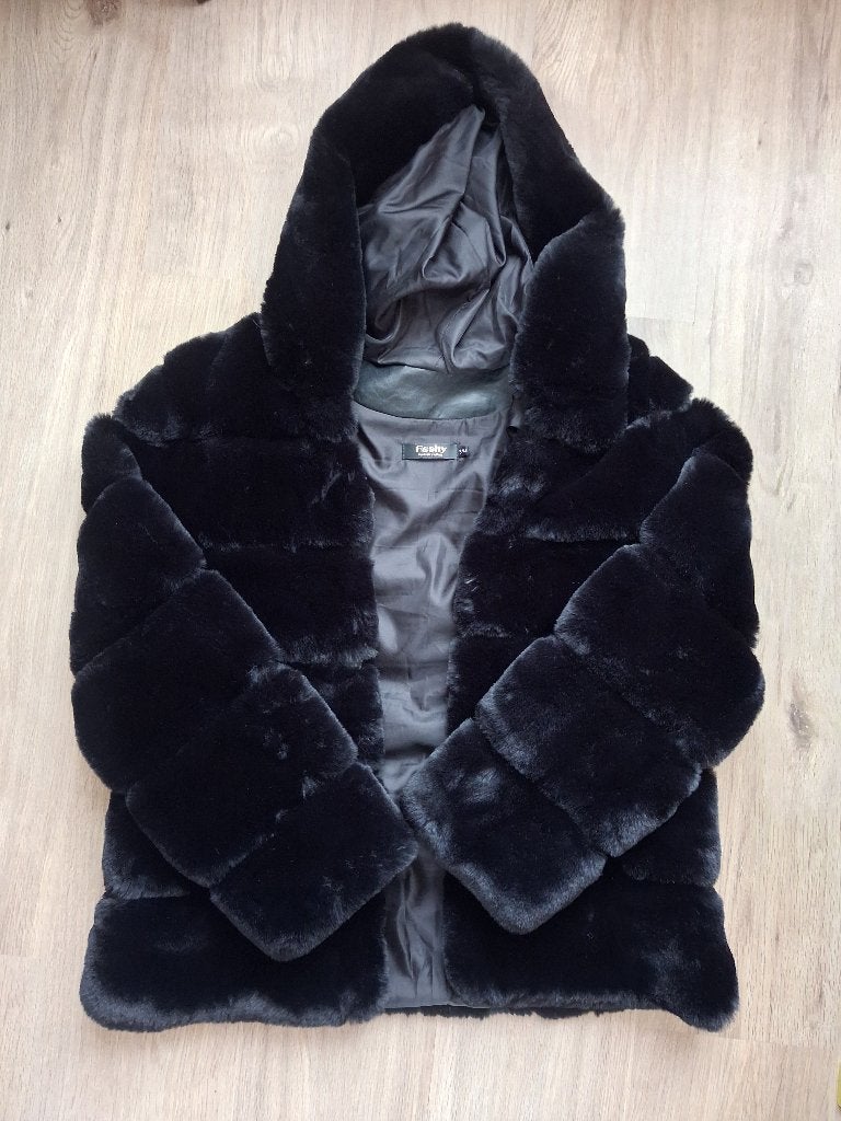Jas Luxe Zwart, Kleding | Dames, Ophalen, Kleding, Maat 36 (S), Overige thema's