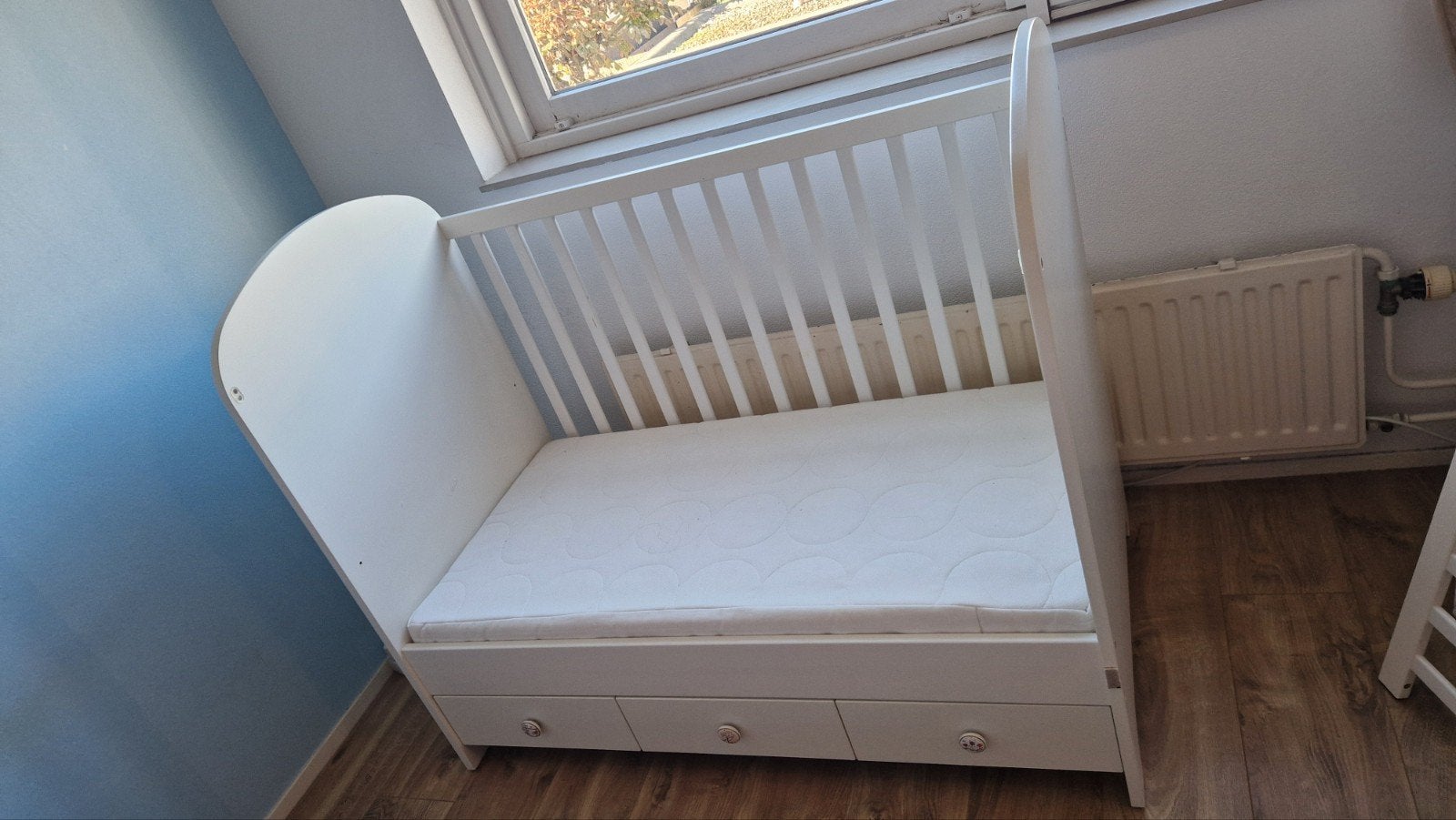 Ikea Gonatt ledikant 60x120 cm met matras (inclusief lakens), Kinderen en Baby's, Ophalen, Gebruikt, Ledikant