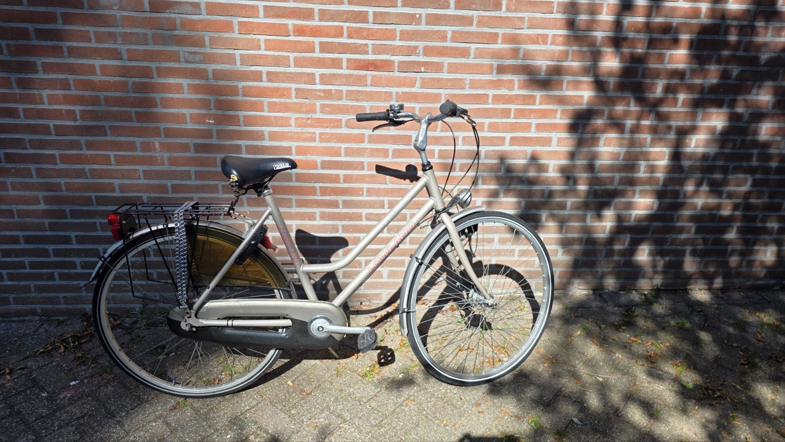 Damesfiets Lowland Touring met 7 versnellingen, Fietsen en Brommers, Velgrem, Versnellingen, Ophalen, Overige merken