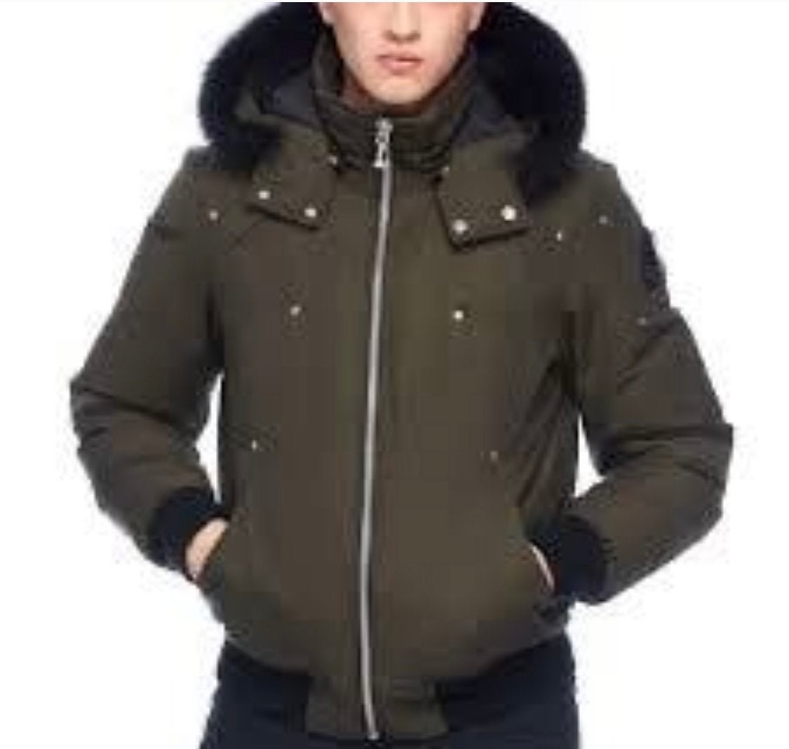 Moose Knuckles bomberjack met bontkraag exlusief model top, Ophalen of Verzenden, Nieuw, Maat 52/54 (L), Groen