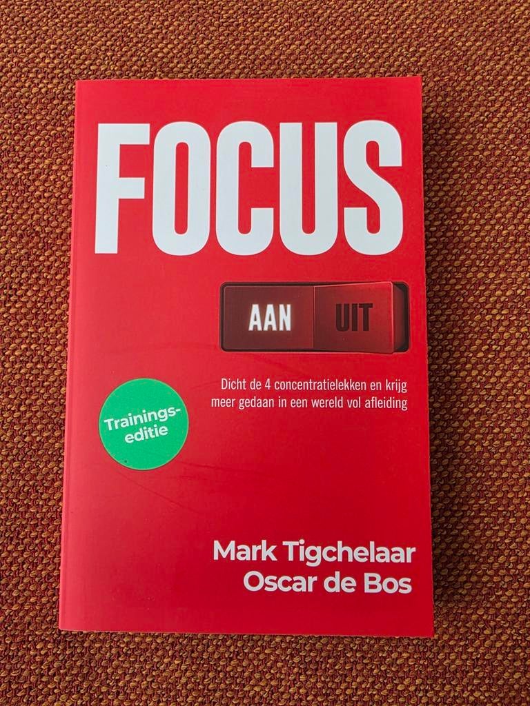 Focus - Mark Tigchelaar, Boeken, Ophalen of Verzenden, Nieuw, Mark Tigchelaar, Oscar de Bos