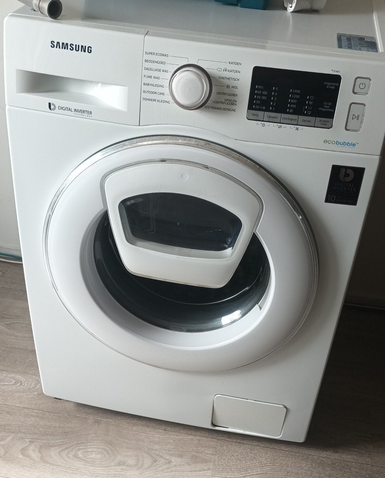 Samsung Wasmachine Add Wash MOET WEG!, Witgoed en Apparatuur, Gebruikt, Voorlader, 85 tot 90 cm, Ophalen