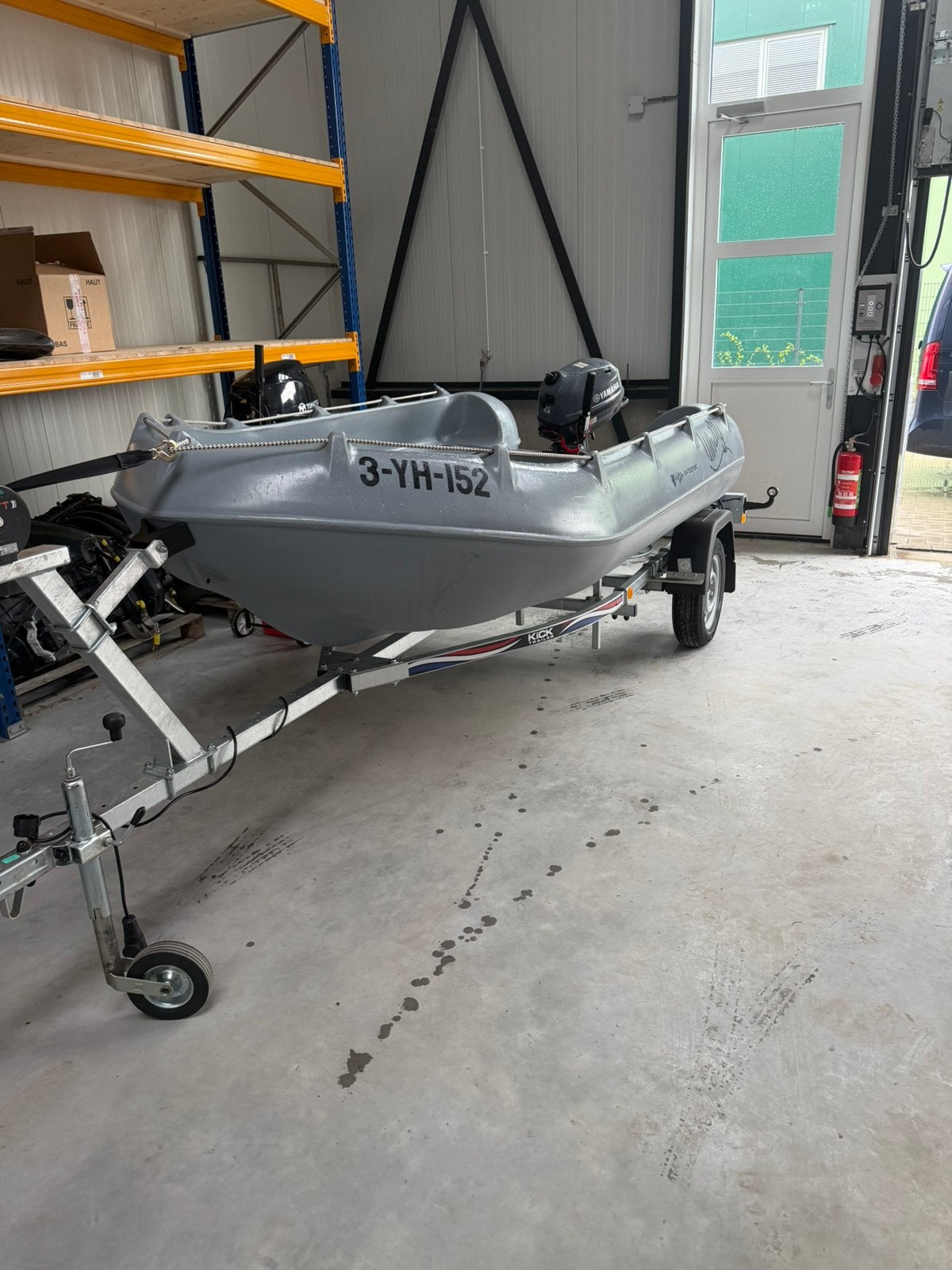 Whaly 310  Zodiac met trailer, 15 pk, 3 m, Overige materialen, Ophalen