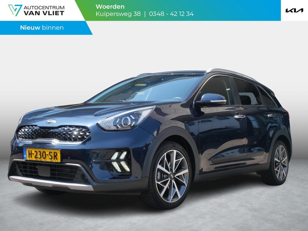 Kia Niro 1.6 GDi Hybrid DynamicPlusLine | Stoel/Stuurverwarm, 12 maanden, Gebruikt, Euro 6, Blauw