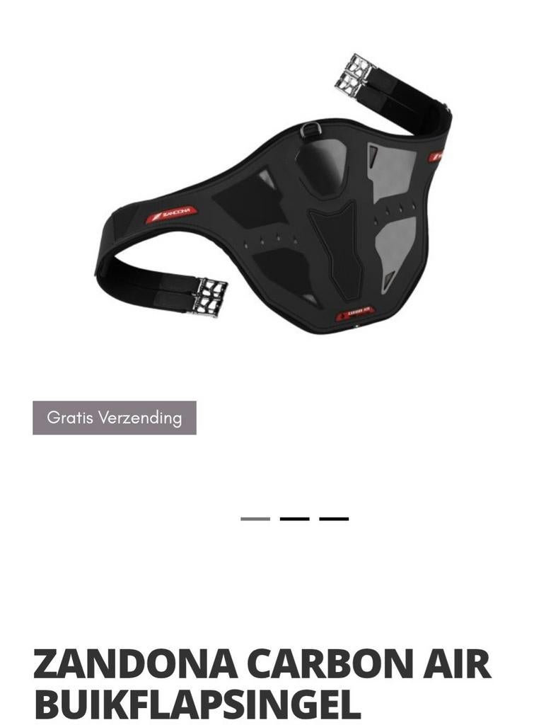 Zandona Carbon air springsingel., Ophalen, Dressuur