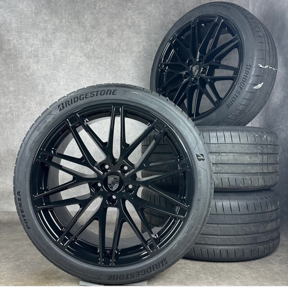 22” Porsche Macan GTS velgen 5x112 2025  + pirelli MACAN EV, 255 mm, Banden en Velgen, Nieuw, Overige maten