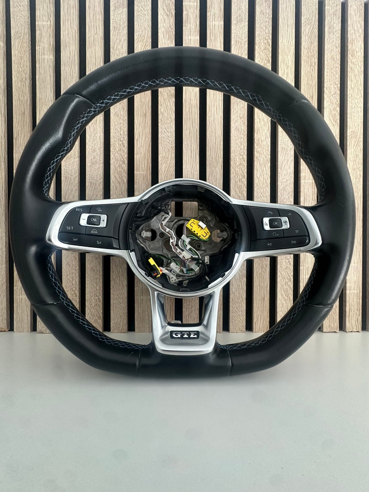 GTE Stuurwiel blauwe stiksels OEM-5G0419091EA. Koopje!!, Ophalen of Verzenden, Gebruikt, Volkswagen
