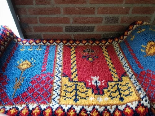 tafelloper gekleurd geknoopt, Ophalen of Verzenden, 'T Olde Gre-j, Info@toldegrej.nl, Endepoelstraat 20f Didam