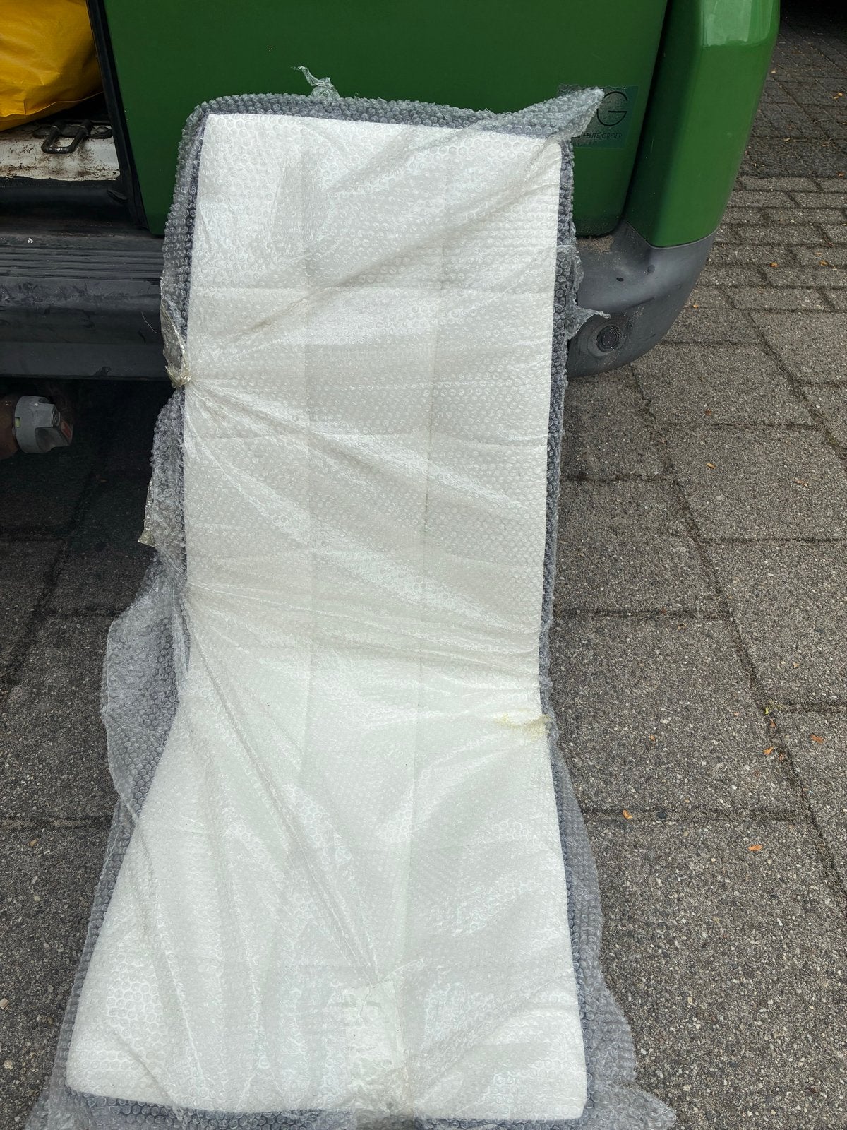 Nieuwe witte stoelzitting/rugleuning (ongebruikt), Huis en Inrichting, Stoelen, Ophalen, Wit, Nieuw, Eén