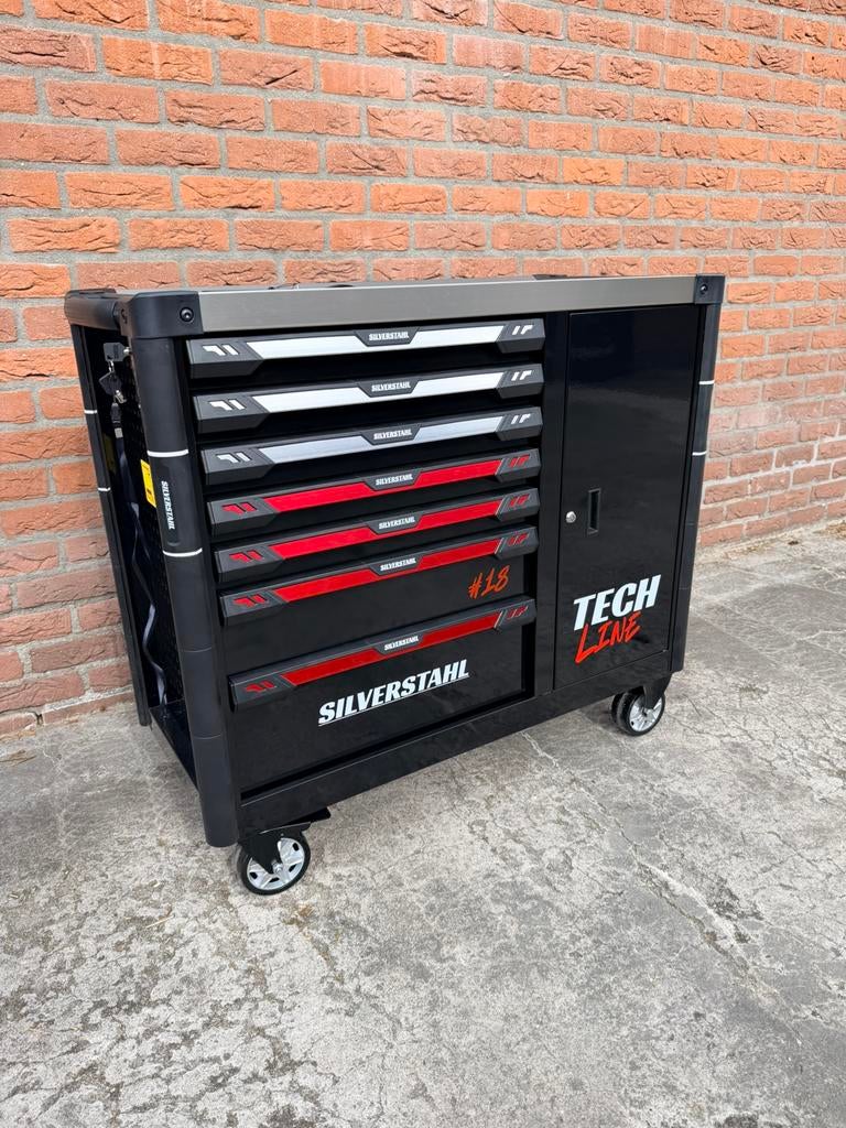 Silverstahl Tech Line Gereedschapswagen 261-delig – Nieuw, Ophalen, Nieuw