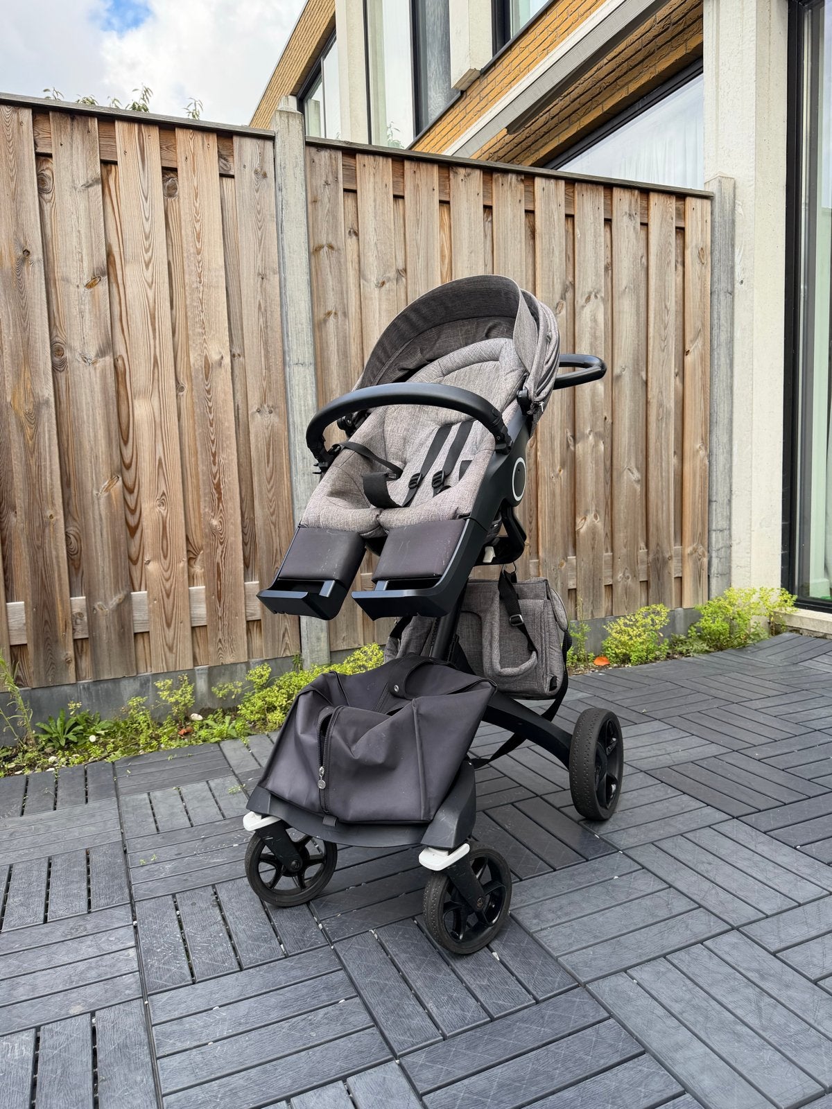 Stokke Xplory Combiwagen met BeSafe autostoel en bases, Gebruikt, Combiwagen, Met autostoeltje, Ophalen