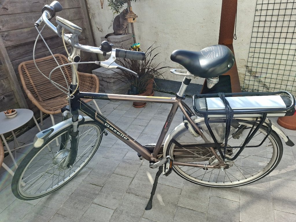 Fiets Gazelle elektrisch (Accu Gold), Ophalen, Gebruikt, 55 tot 59 cm, Gazelle