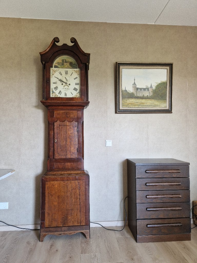 200 jaar oude Engelse staande klok te koop, Antiek en Kunst, Antiek | Klokken, Ophalen