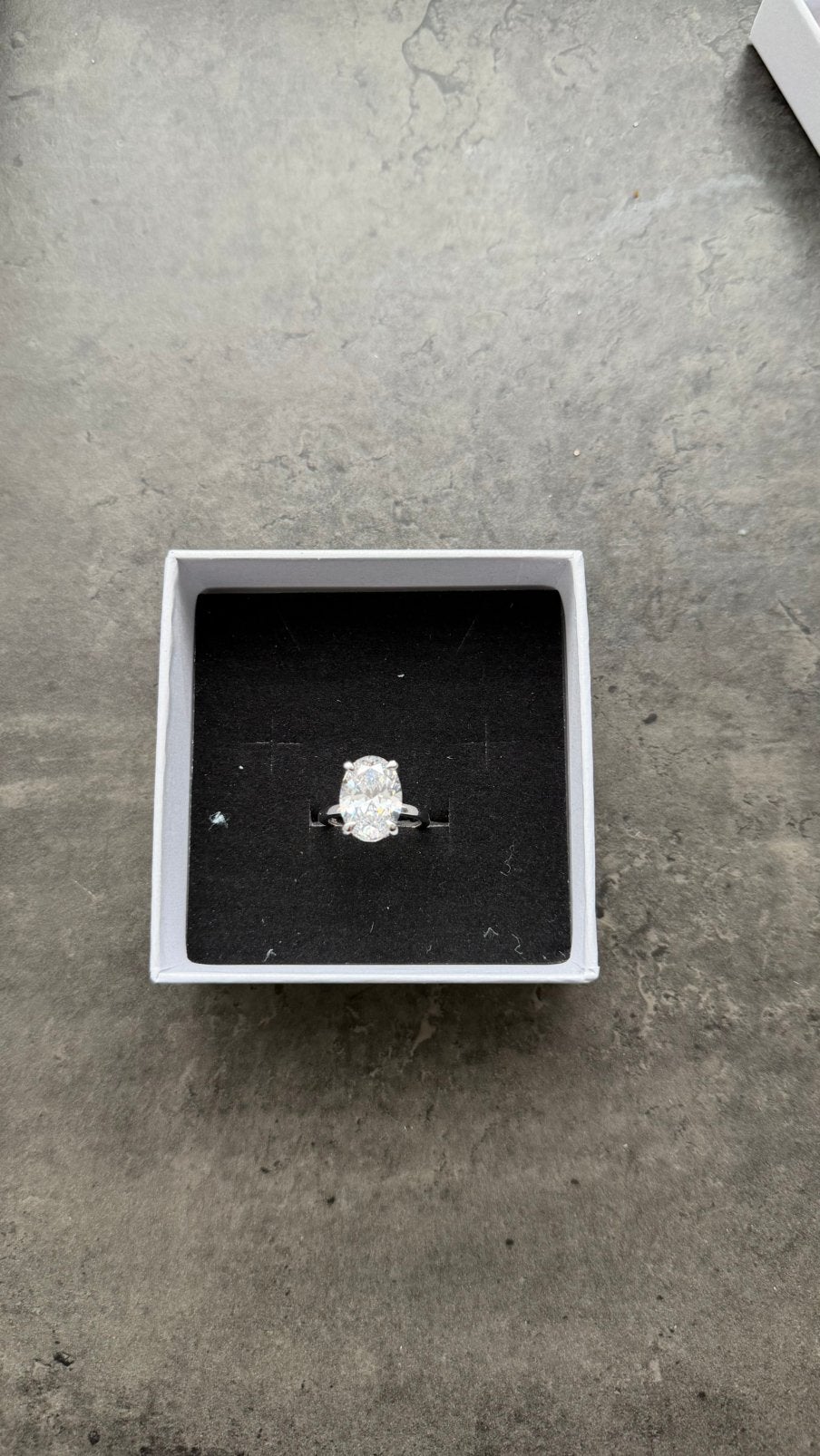 Zilvere (925) ring met ovale steen, Sieraden, Tassen en Uiterlijk, Ringen, Ophalen of Verzenden, 20 of groter, Zilver, Dame