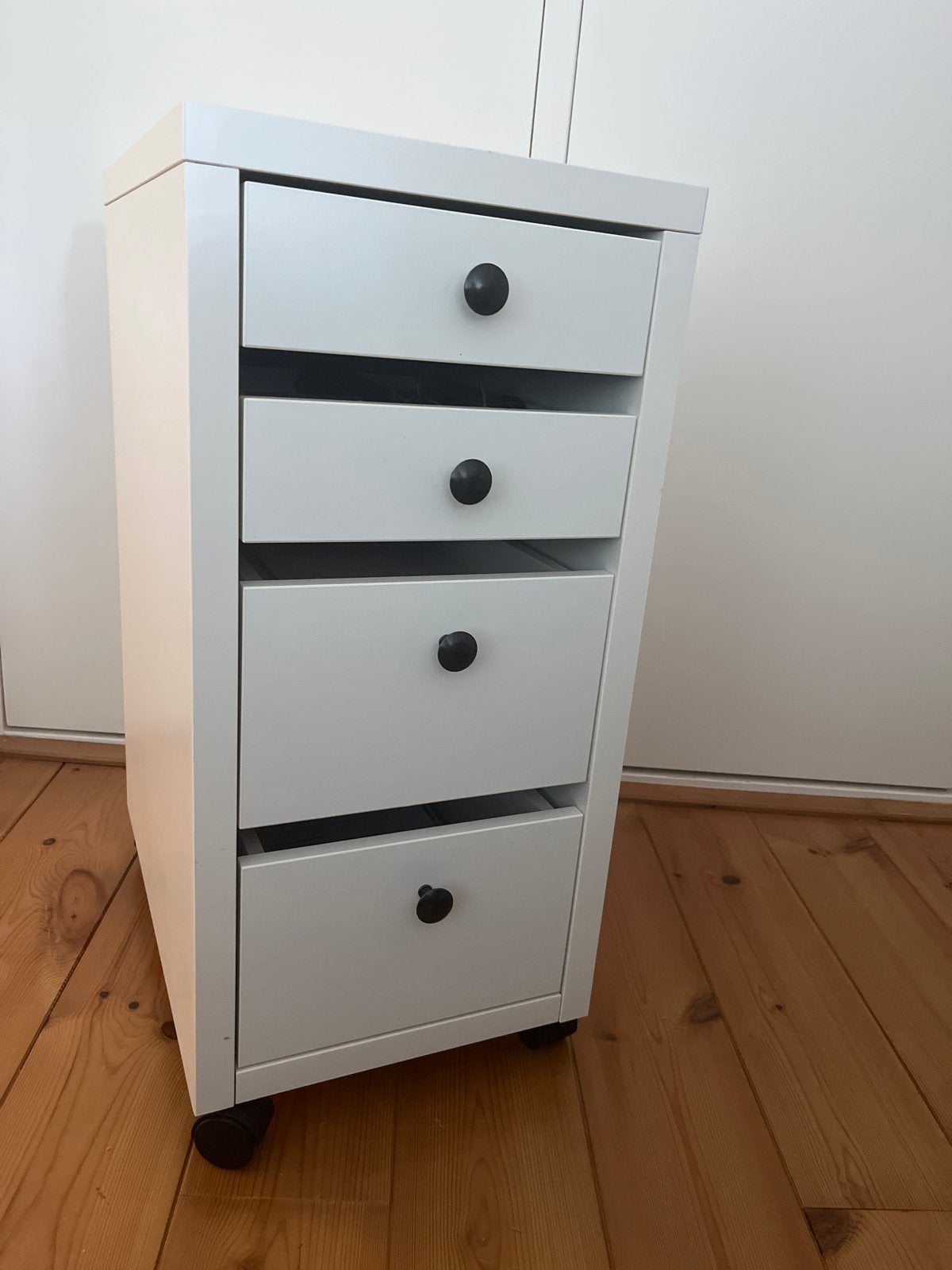 IKEA Ladeblok op wieltjes voor onder bureau, Ophalen, Minder dan 50 cm, Gebruikt, 3 of 4 laden
