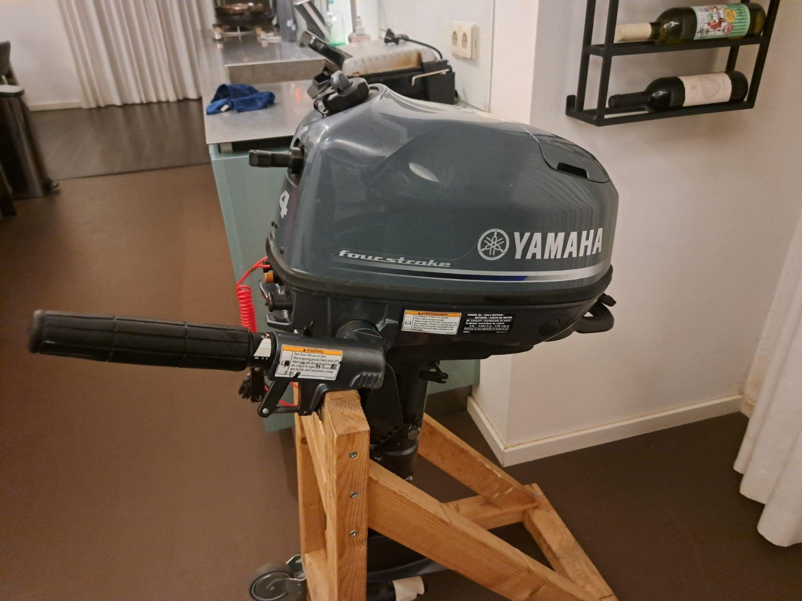 ZGAN Yamaha 4pk kortstaart bbmotor (2019/2021), Watersport en Boten, Buiten- en Binnenboordmotoren, Ophalen, Minder dan 5 pk, Viertaktmotor