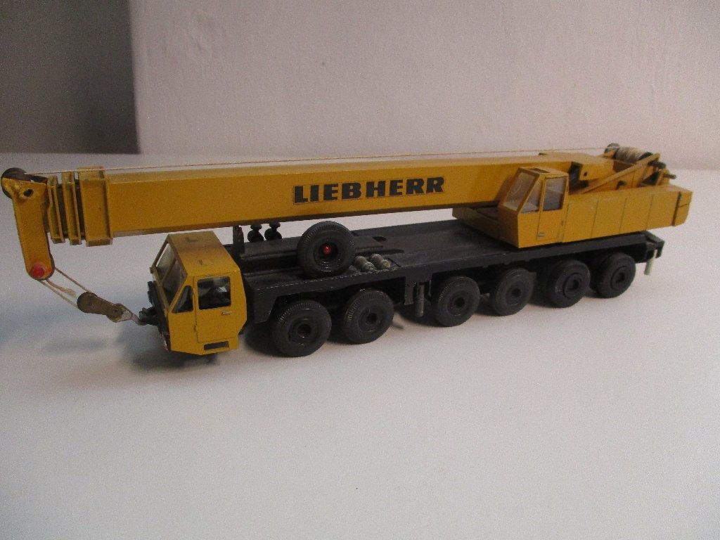 Conrad/ Gescha Liebherr telescoopkraan( schademodel), Ophalen of Verzenden, Gebruikt, Hijskraan, Tractor of Landbouw, Conrad