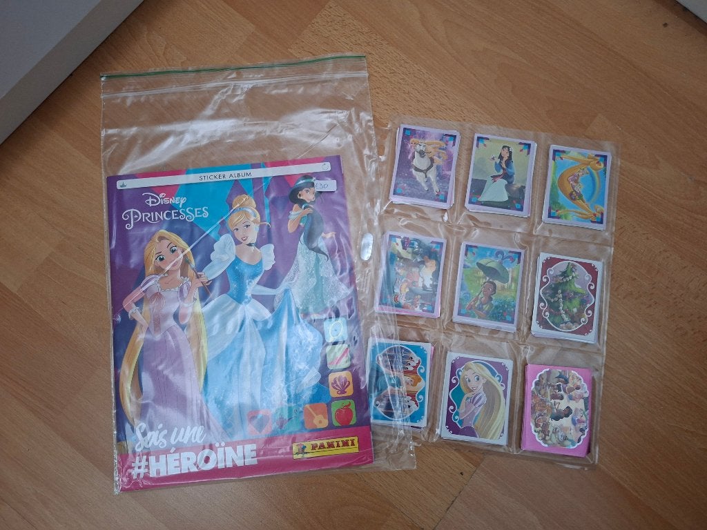 Panini Princess sois un Heroine leeg album + losse set stick, Ophalen, Zo goed als nieuw, Overige typen