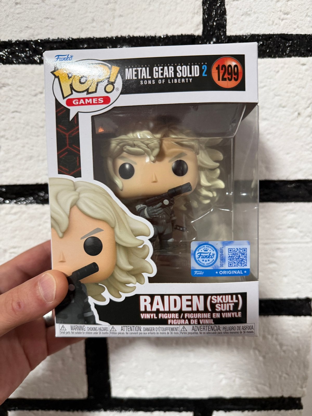 Funko Pop Raiden Skull Suit 1299, Ophalen of Verzenden, Zo goed als nieuw
