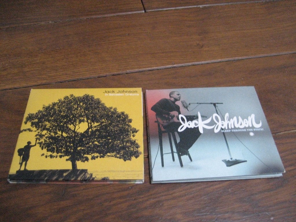 Jack johnson albums 2x, Ophalen of Verzenden, Zo goed als nieuw, Overige typen